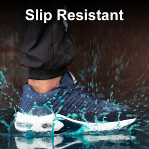 Nuove <span class=keywords><strong>Scarpe</strong></span> Antinfortunistiche Unisex <span class=keywords><strong>con</strong></span> Punta in Acciaio e Suola Ammortizzante per Sport e Costruzioni, per Uomo e Donna - Product Image 4