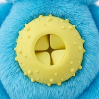 Jouet pour chien en peluche couineur Pawstar Blue Monster avec compartiment caché pour friandises, jouet à mâcher interactif, jouet durable pour animaux de compagnie, vente en gros OEM personnalisée