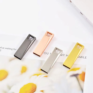 Precio al por mayor 128GB 8GB logotipo gratis Pendrive Flash Memory 64GB 32GB Promocional Mini Custom Metal <span class=keywords><strong>Usb</strong></span> Flash Drive - Product Image 1