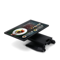 Systèmes de point de vente (PDV) à double écran tactile SDK, système de point de vente pour restaurant de 15,6 pouces, terminal PDV RFID avec écran de 11,6 pouces et lecteur MSR