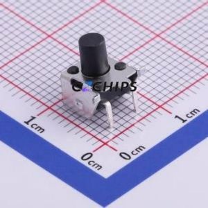 TS-1037-A9B3-D2 Tactile Switch SMD,6x6mm Switch Single Pole Single Throw Round Button Horizontal Mount 6mm - Product Image 1