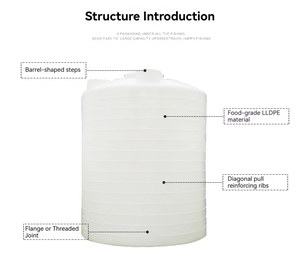 Bồn chứa nước PE nằm ngang <span class=keywords><strong>5</strong></span> tấn dùng để trữ nước - Product Image 2