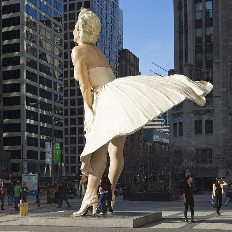 Customized made factory sculpture large Marilyn Monroe statues
