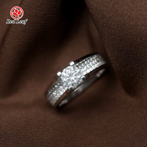Redleaf 925 Silver <strong>Moissanite</strong> <strong>Ring</strong> GRA Certified D VVS <strong>Moissanite</strong> <strong>Ring</strong> for <strong>Men</strong> - Product Image 2