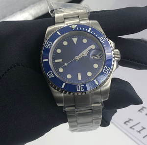 Montre pour homme avec mouvement NH35, boîtier de 40 mm, verre saphir, lunette en acier inoxydable, cadran lumineux, montre mécanique automatique - Product Image 2