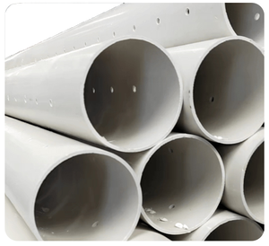 Moulded PVC Perforated Drainage <strong>Pipe</strong> for Water Management and <strong>Soil</strong> Aeration - Product Image 4