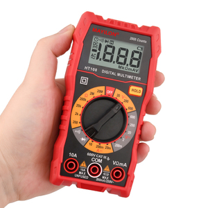 Multímetro Digital, Medidor de Voltaje/Ohmios, Amperímetro True RMS HT108 - Product Image 4