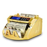 2819 LCD UV/MG GOLD Boyama Parası Sayma Makinesi, Banknot Dedektörü ABD Doları ve EURO Notları Tespit Makinesi