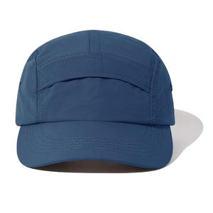 Venta al por mayor Eco-Friendly Camp Cap Quick Dry Running Cap 6 Panel Unstructured Hat Hombre Impreso Logo Camp Running Hat Caps - Product Image 4