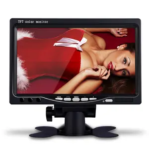 Màn Hình Đầu Vào AV Mini 7 Inch Với Màn Hình Đầu DVD Chức Năng Màn Hình Máy Tính LCD Để Bàn Gia Đình Nhỏ