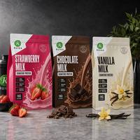 Sachet Protéine de Lactosérum Mat Stand Up 1kg 2kg 5kg 10kg Personnalisé Refermable Emballage Fitness