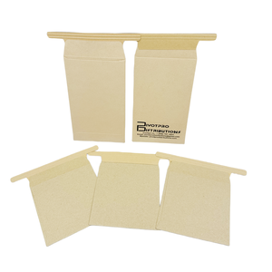 Busta in Carta Kraft Naturale Marrone con Chiusura a Laccio e Logo Personalizzato - Product Image 6