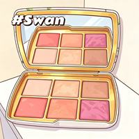 Palette de maquillage sur le thème des animaux en édition limitée pour Noël, tout-en-un, fard à paupières, blush, illuminateur