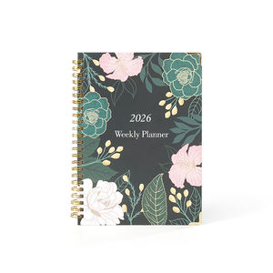 2026 personnalisé A5 planificateur quotidien cahier Journal mensuel objectifs de bien-être relié fournitures de <span class=keywords><strong>bureau</strong></span> scolaire pour <span class=keywords><strong>professionnel</strong></span> personnel - Product Image 2