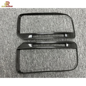 Couvre-phare antibrouillard en fibre de carbone sèche style R pour Mercedes Benz Classe G W464 G63 AMG G500 2019-2024, cadre de phare antibrouillard, pièces de kit carrosserie - Product Image 5