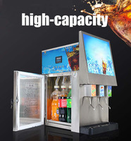 Fontaine à soda de haute qualité pour les magasins de boissons froides Distributeur de cola à 3 saveurs Machine à mélanger le cola commerciale