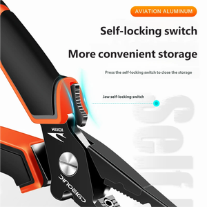 Pince à poisson pliable <span class=keywords><strong>Benuo</strong></span>, pince à leurre multifonctionnelle, pince à poisson robuste, pince à poisson, équipement d'atterrissage, ensemble de décapage de hameçons - Product Image 2