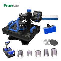 Freesub 11-in-1 pen- en hittepersmachine voor mokken, T-shirts, petten/caps P8100-11