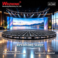 Plateforme de scène rotative à haute capacité de charge pour les spectacles de concert, de théâtre et les événements en direct