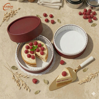Boîtes cylindriques rigides en papier enduit aseptique personnalisées, emballages en carton de qualité alimentaire pour gâteaux, bonbons, thé, bougies, cadeaux de mariage et d'anniversaire