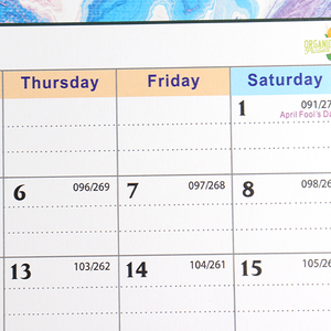 Nhãn Hiệu Riêng In Ấn Mini Kích Thước Nhỏ Màu Đen <span class=keywords><strong>2025</strong></span> 2026 Bàn Bảng Giấy Lịch Thiết Kế - Product Image 4