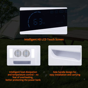 Station solaire portable 2000W LiFePO4 MPPT avec écran tactile pour maison/VR/camping, démarrage d'urgence de voiture, onduleur à onde sinusoïdale pure, démarreur de secours - Product Image 4