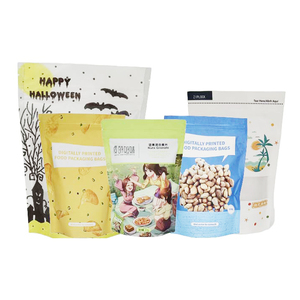 Bolsa Doypack con Cierre Hermético y Logotipo Personalizado, Acabado Mate Blanco, Ventana Transparente, para Envasado <span class=keywords><strong>de</strong></span> Nueces <span class=keywords><strong>de</strong></span> Anacardo, Bolsas <span class=keywords><strong>de</strong></span> Mylar - Product Image 5