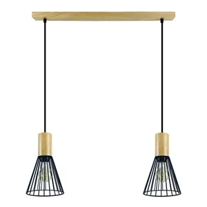 Neues Design hängende Lampe E27 Basis nordische Lichtarmatur hängender Suspend-Kronleuchter und Anhängerlichter für Restaurant