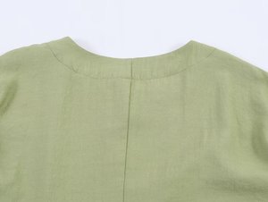 Blusa Vintage de Manga Abullonada Estilo Francés 2026 Personalizada - Blusa de Corte Holgado, OEM/ODM por Fábrica de Ropa China - Product Image 5