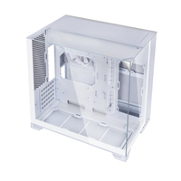 Boîtier PC Lian Li O11 Vision-M, boîtier PC en verre trempé sur trois côtés, structure à double compartiment pour l'assemblage de bureau de jeu