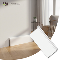 Moulure murale décorative en PS imperméable, plinthe flexible pour la décoration intérieure de la maison et du bureau, installation facile