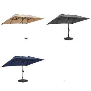 Nouvelle arrivée, parasol de camping, de patio et de plage résistant aux UV, renforcé, 12 baleines, coupe-vent - Product Image 1