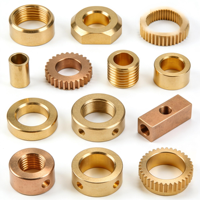 Pièces usinées sur mesure en laiton et cuivre, composants de tournage et de fraisage CNC de haute précision, fabrication OEM ODM, livraison rapide
