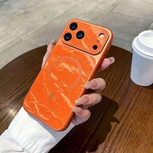 Coque de téléphone compatible avec iPhone 17 Pro Max, texture daim montagne enneigée, coque magnétique intégrale anti-chute - Product Image 4