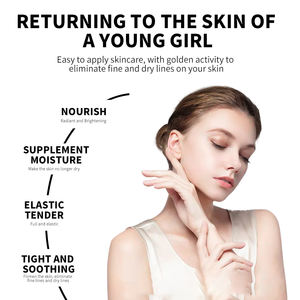 Mascarilla Facial Desprendible de Colágeno 24k Dorada, Blanqueadora y Antiarrugas, Cuidado Natural de la Piel OEM - Product Image 5