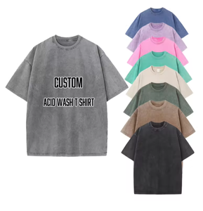 T-shirt pour homme à col en V, manches courtes, coupe classique, en polyester/coton tricoté, imprimé personnalisé effet vieilli, style streetwear, grande taille - Product Image 1