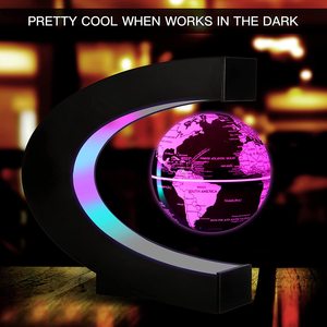Trái Đất Mô Hình Nổi Levitate Đèn Từ Bay Lên Quả Cầu Đèn Trang Trí Led Ánh Sáng Quà Tặng Sáng Tạo Bảng Ánh Sáng Ban Đêm - Product Image 6