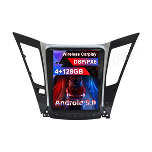 Cho đối với Hyundai Sonata 8 2012 2013 2014 Android 9.0 xe đài phát thanh đa phương tiện Navigation cho Tesla Màn hình thẳng đứng GPS Navigator - Product Image 1