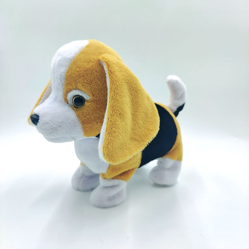 2024 Interactive Electronic Plush Dog Toy - YHYuhung Model 02 - Squeaky Walking Pet Toy