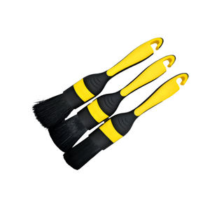 NIKO Nouveau Kit de brosses de détaillage automobile 3 pièces – Brosses douces pour le nettoyage intérieur de la voiture - Product Image 2