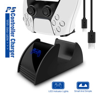 Station de charge sans fil à emplacement unique pour manette avec indicateur LED, compatible avec les consoles de jeu, fabriquée en Chine