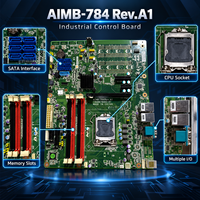 Untuk Advantech AIMB 784 Rev A1 AIMB 784G2 Motherboard Industri LGA1150 Generasi ke-4 Intel Core ATX IPC Mainboard