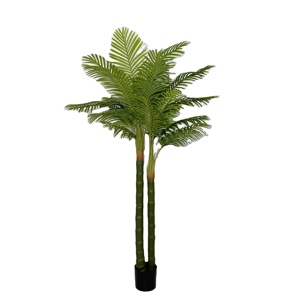 Nuevo producto doble <span class=keywords><strong>tronco</strong></span> <span class=keywords><strong>de</strong></span> alta calidad Artificial Areca <span class=keywords><strong>palmera</strong></span> decoración del hogar - Product Image 1