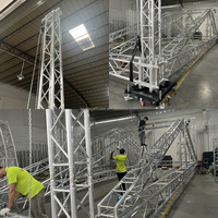 Sistema de Truss para Eventos, Resistente y Duradero, de Aleación de Aluminio, para Colgar Altavoces y Exhibiciones