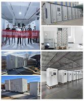 Batterie LiFePO4 100-500 kW, systèmes de stockage d'énergie commerciaux et industriels, armoire de charge, station de charge, refroidissement par air, solaire hybride