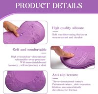 Coussins de yoga pour genoux et coudes en mousse extra épaisse pour genoux, coudes, poignets, mains et tête, coussinets de Pilates et de genouillères