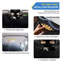 Pare-soleil de pare-brise avant de voiture pliable et rétractable pour l'extérieur, protection UV, design personnalisé, pour l'été sur l'île de Hawaï