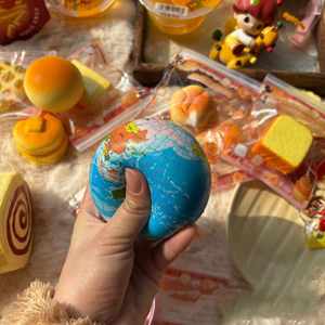 Hot Selling Sensory Fidget Globe Model PU Foam Stress Relief Window Display Model <b>Squishy</b> Toys for Boys Girls Like - Product Image 3