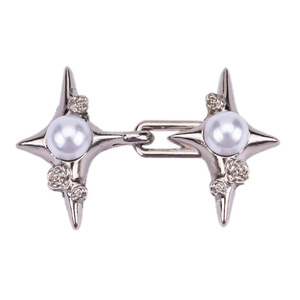 New pearl four-corner star waist-cinching button, no nails, no sewing, detachable jeans button, waist-length alteration tool - Product Image 2