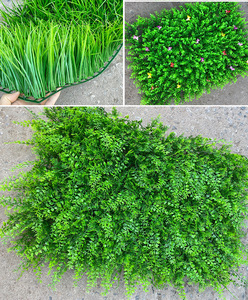 Sz04 Bán Buôn Trong Nhà Ngoài Trời Dọc Nhà Máy Nhựa Hệ Thống 40*60Cm Nhân Tạo Màu Xanh Lá Cây Cỏ Tường Cho Đám Cưới Đảng Vườn Trang Trí Nội Thất - Product Image 6